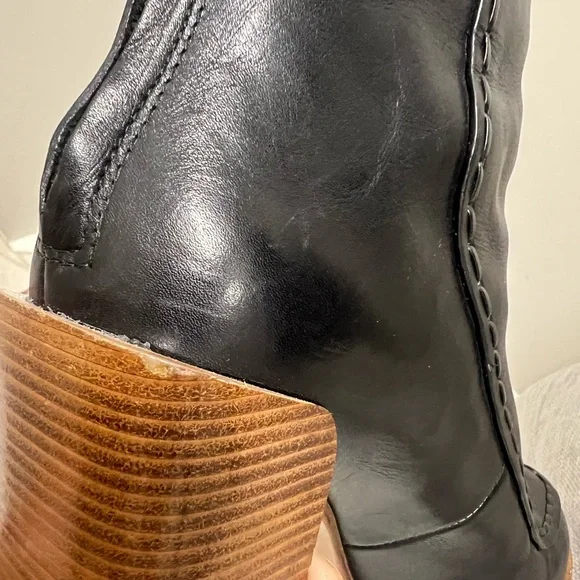 3.1 Phillip Lim Jasper Saddle-Stitch Leather Black Bootie - Picture 7 of 8